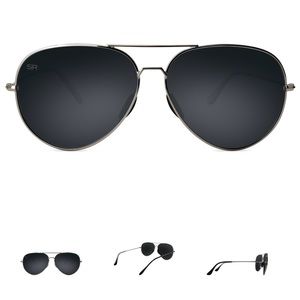 NEW Shady Ray Tangle Free Aviator, Blackout Polarized, Size Small